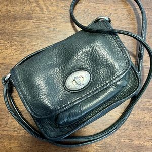 Fossil Mini Leather Crossbody